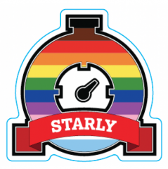 STARLY T-shirt & Sticker Combo	 alternate view 3